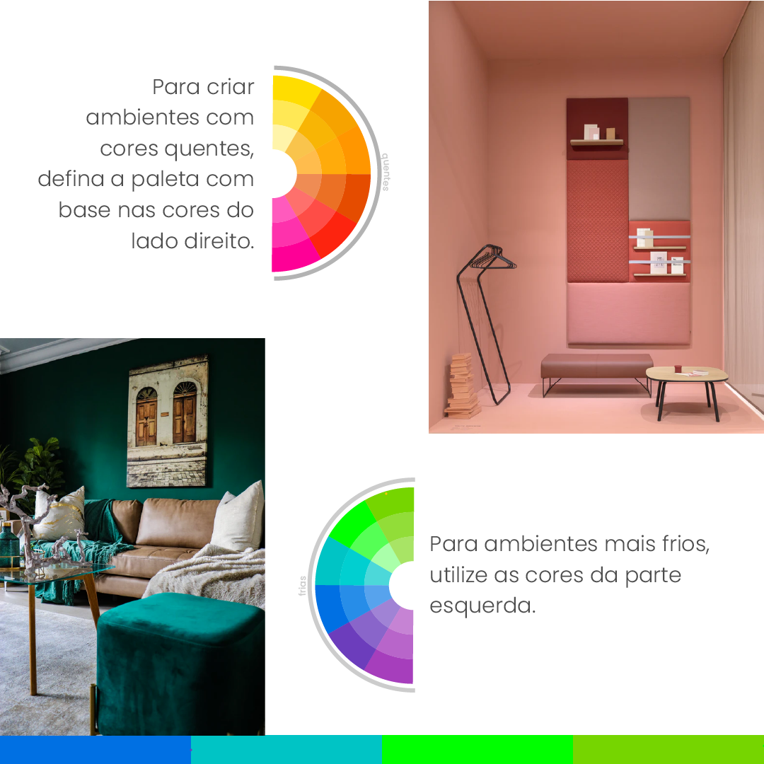 Como usar o círculo cromático para escolher as cores na decoração - Colab55